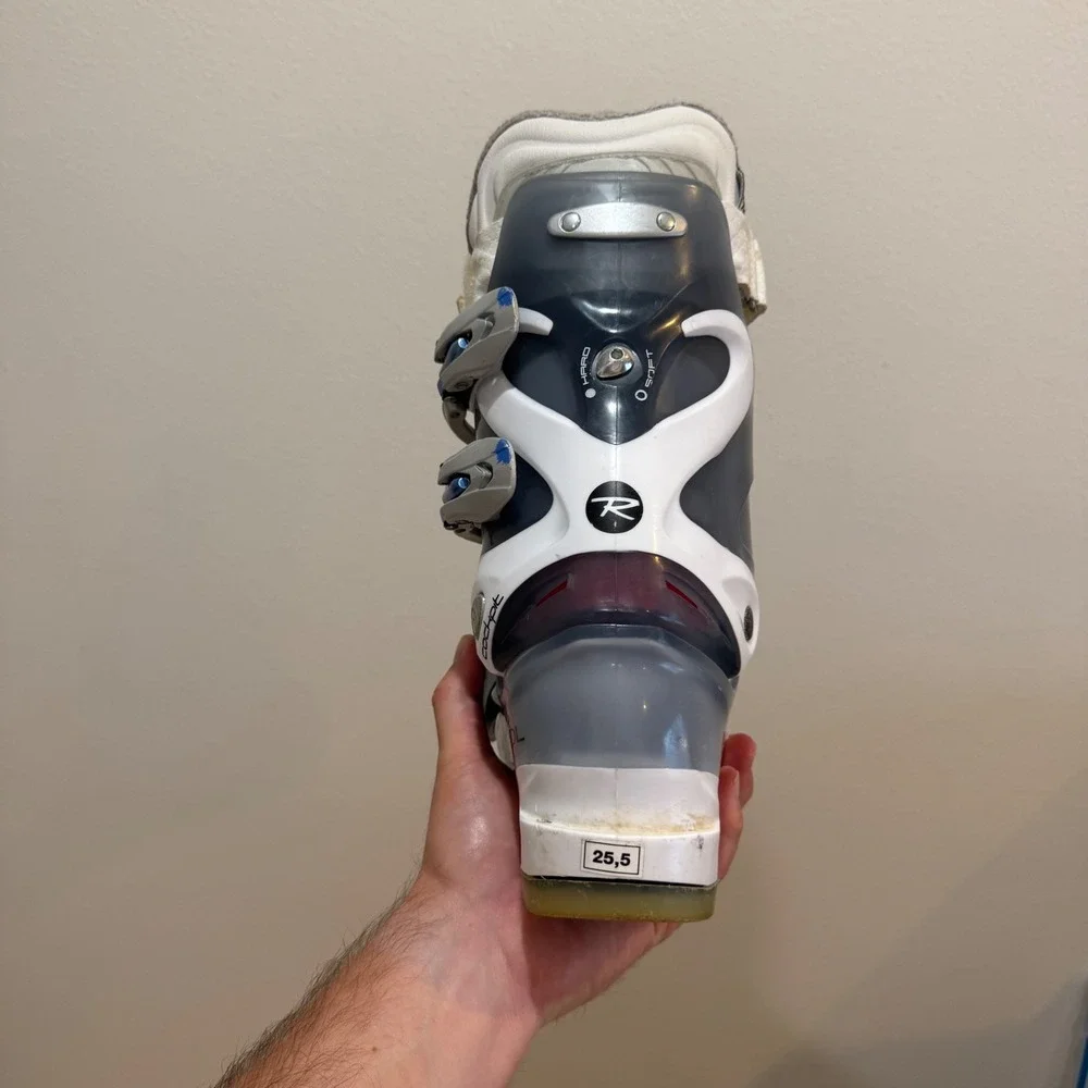 Rossignol Cockpit Soft 8 Womens Downhill Ski Boots White Grey 25.5 298mm